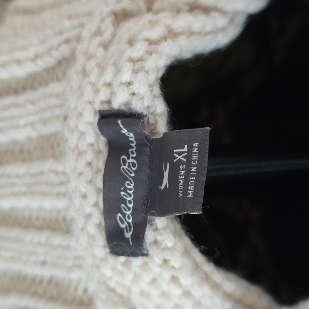 Eddie Bauer zip-front cowichan cardigan - Picture 2 of 8